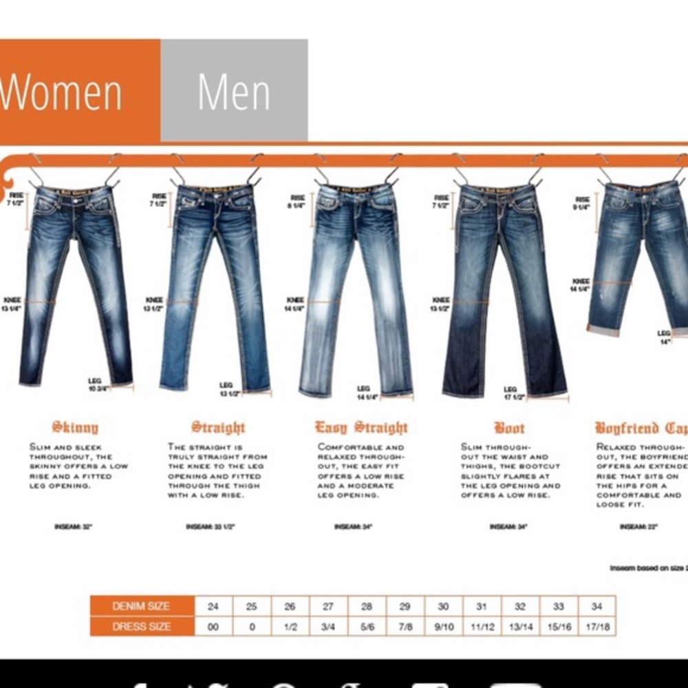 Rock Revival Low Rise Straight Stretch Jeans FIRM$ - Picture 8 of 8